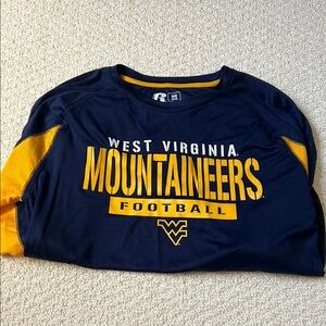 West Virginia Mountaineers men’s long sleeve  Navy Shirt